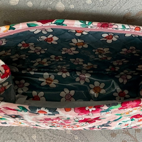 NWT Vera Bradley Trapeze Cosmetic Pouch Set of 2/Prairie Paisley Pattern - Picture 7 of 12